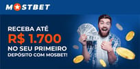 MostBet Casino: bônus de boas-vindas de até R$ 1.700