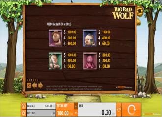 Big bad wolf quickspin