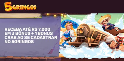 Bônus de boas-vindas do 5Gringos Casino